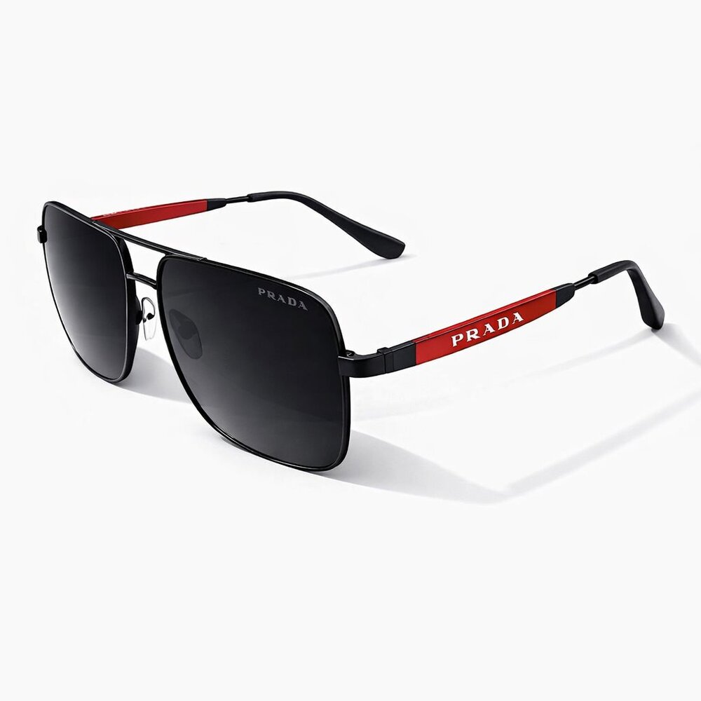 Prada Linea Rossa PS 54ZS Black Men's Sunglasses